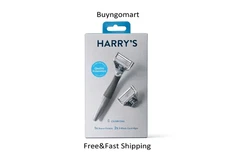 Harry's 5-Blade Men's Razor 1 Razor Handle 2 Razor Blade Cartridges