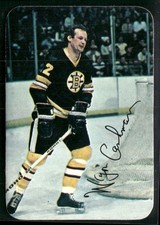 1977-78 Topps #1 Wayne Cashman Glossy Inserts (Rounded Corners)