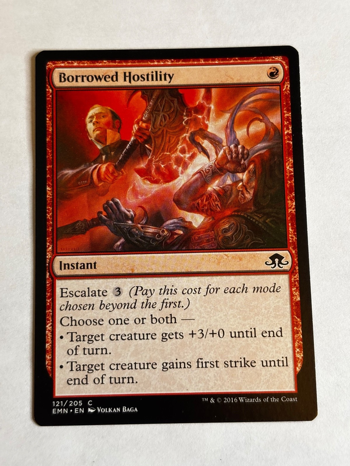 Borrowed Hostility C Eldritch Moon 121 NM