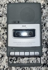 RCA RP3503B Portable Recorder  Cassette Tape Player Tested Working. No Charger