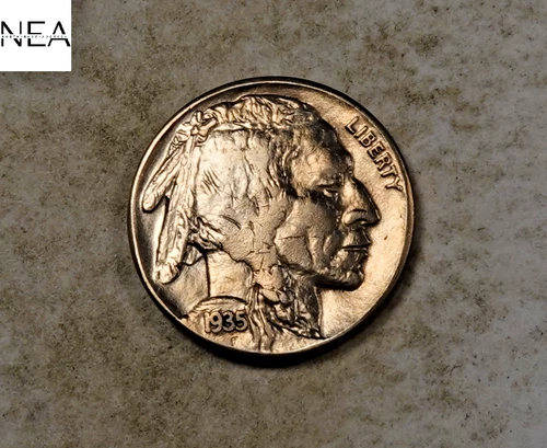 1935-S/S Buffalo Nickel RPM Error ~ Almost Uncirculated AU ~ ZB443