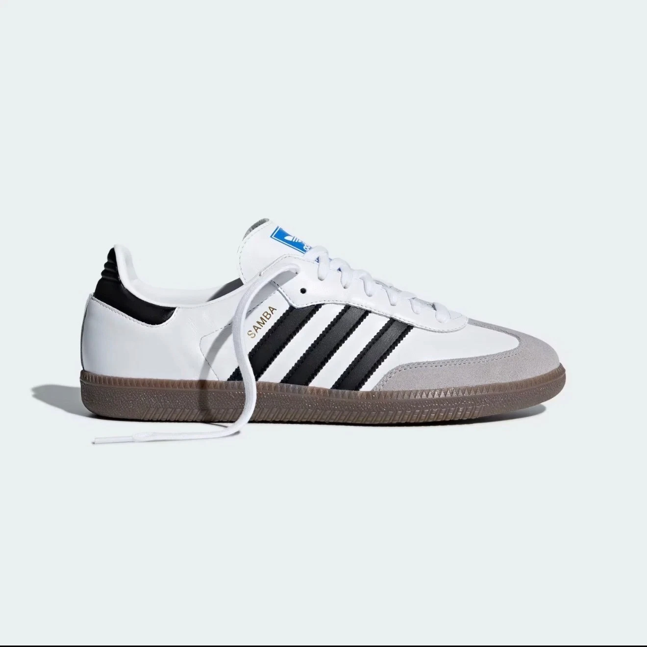 Adidas Samba OG White/ Core Black IG9030 Shoes SIZE WOMEN / YOUTH NEW OEM - product detail image 1