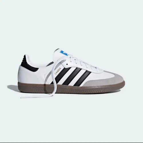 Adidas Samba OG White/ Core Black IG9030 Shoes SIZE WOMEN / YOUTH NEW OEM video thumbnail