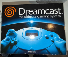 SEGA Dreamcast 2000 Variant Authentic Empty Box + 4 Dreamcast Controllers! RARE!