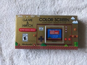 USED Nintendo Game and Watch Super Mario Bros Color Screen Handheld Console