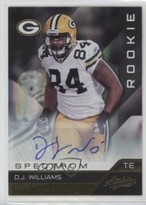 2011 Panini Absolute Memorabilia Rookie Spectrum Gold /299 DJ Williams Auto u0h