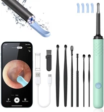 Ear Wax Removal Tool Camera - Ear Cleaner with 1080P HD Camera, Otoscope with...