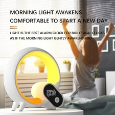 Big & Small Q Smart Wake-Up Light – Sunrise Alarm Clock with LED Display & Sleep