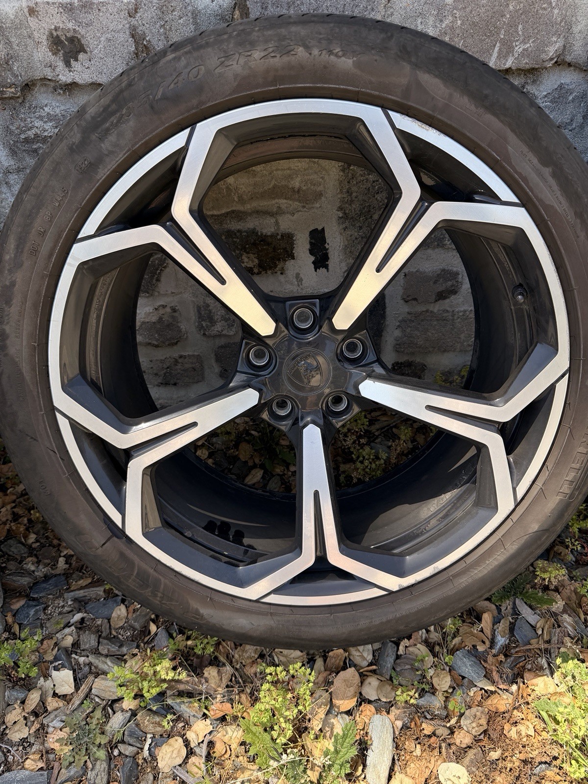 Lamborghini Urus OEM 22” Nath Forged Wheels w/ Pirelli P-Zero Tires + TPMS