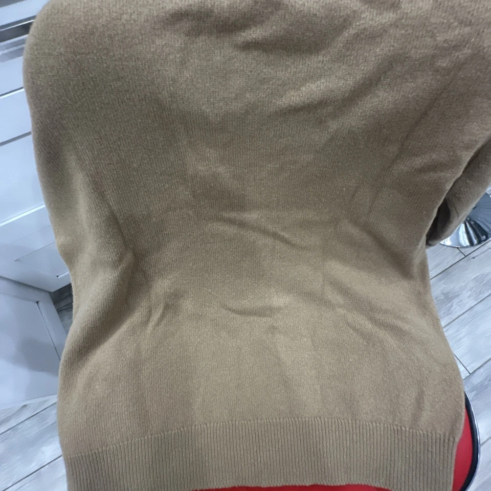 Suéter de Cachemira Pringle of Scotland Cuello en V Pullover Para Hombres 42/107 EE. UU. Grande Tostado Foto 4 de 4