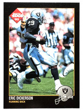 HOF'er ERIC DICKERSON Los Angeles Raiders 1992 Collector's Choice Card #249