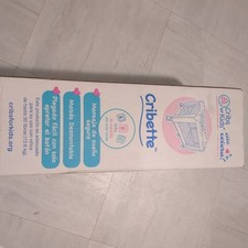 NEW Korbex Cribette Portable Crib Foldable Pack n Play Full Sz Bassinet Wheels