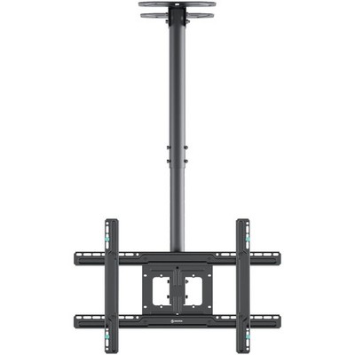 ONKRON Deckenhalterung für TV von 32-80 Zoll, lang 717-3104 mm, N2L schwarz 