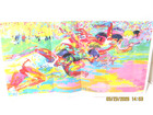 VINTAGE 1976 OLYMPICS LEROY NEIMAN TRACK RUNNERS AMERICA'S BICENTENNIAL POSTER — photo 1