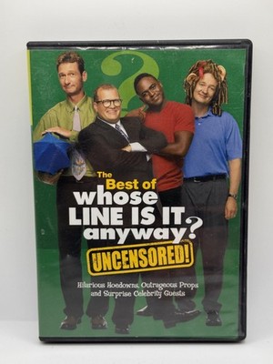 The Best of Whose Line Is It Anyway? (Uncensored!) (DVD) Tested and Works