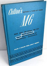 Chiltons Mg-mgb-mgc-midget Mg 1100 Austin America Sprite Repair Tune-up Guide