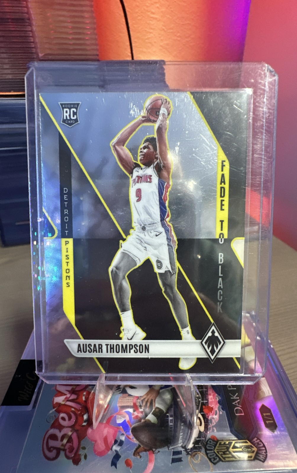 2023-24 Panini Phoenix - Fade to Black Ausar Thompson #9 Silver (RC)