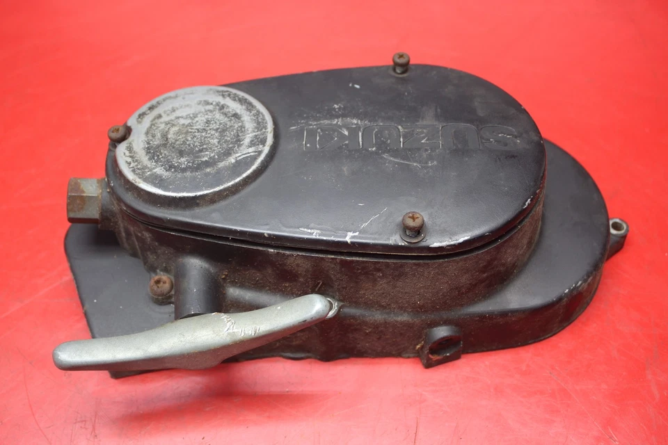 Suzuki TC100 1975 cubierta del cárter y selector de alta gama baja 11381-25101 Foto 2 de 4