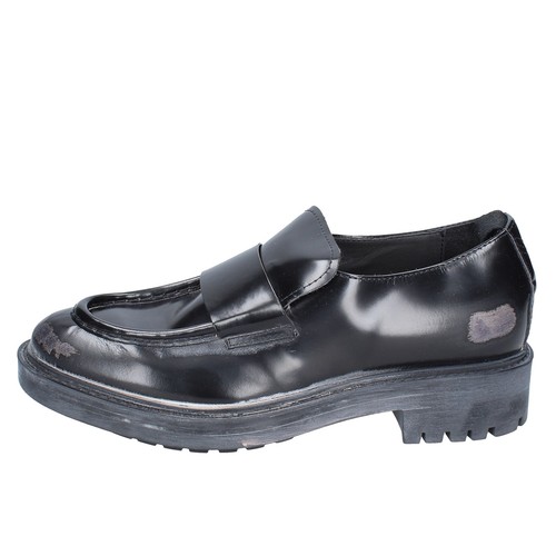 Women's Shoes MOMA 38 Eu Loafers Black Leather ET56-38 - Photo 5 sur 5