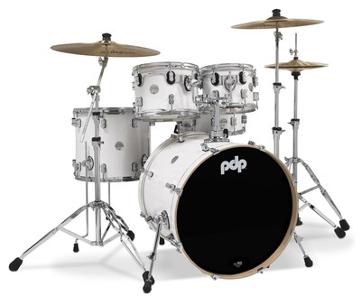 PDP Concept Maple 5-Piece Shell Pack, Pearlescent White Lacquer
