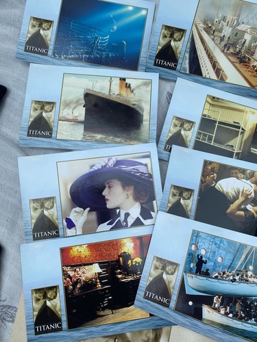 TITANIC OFFICIAL MOVIE TOUR PROGRAMME, 11 x postcards from official movie tour - Picture 2 of 8