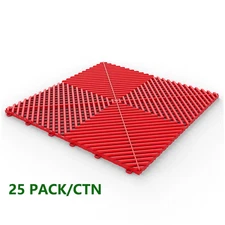 25PCS 1.8Cm Thickness Garage Floor Mats Car Wash Room Floor Mat Multi Function C