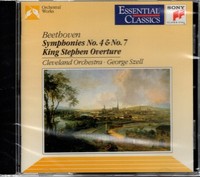 Beethoven: Sinfonie Nr. 4, Sinfonie Nr. 7, KöNig Stephan / Georg Szell - CD