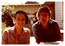 80s American Hippy Girl Gay Friend Vintage Photo Snapshot California