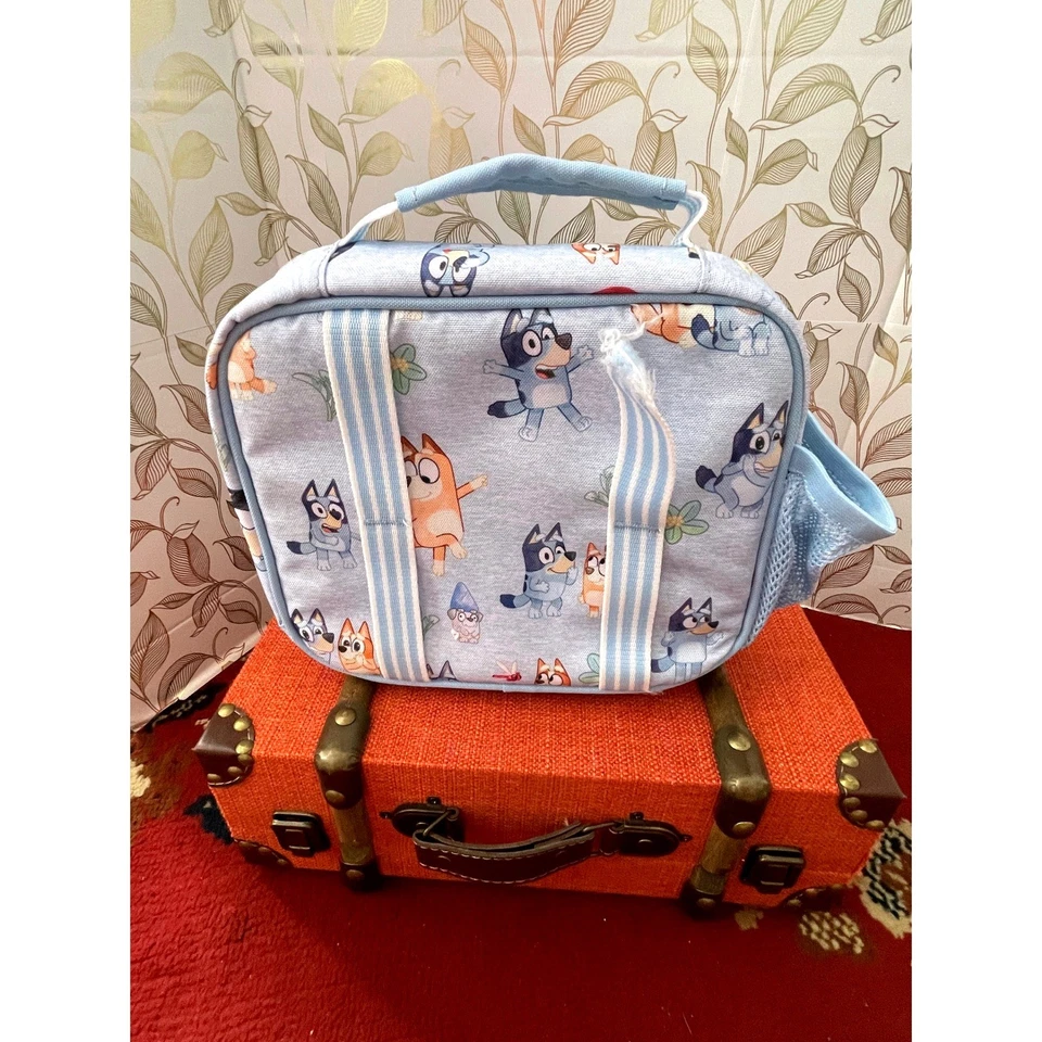 Mackenzie Bluey Bingo Cold Pack Lunch Bag Box Pottery Barn Kids Small Defect - Image 4 of 4