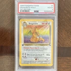 1999 Pokemon TCG Dragonite 1st Edition Fossil Holo 4/62 PSA 4