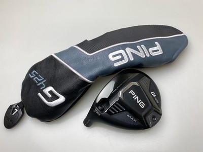 PING G425 MAX 7W 20.5 Deg Fairway Wood Head with Cover Used Left Handed +LEFTY+
