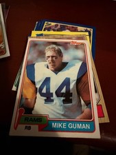 1981 TOPPS MIKE GUMAN LOS ANGELES RAMS #322