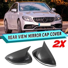 2X Spiegelkappen Außenspiegel Gehäuse Carbon-Optik Für Benz X253 W205 W222 W213