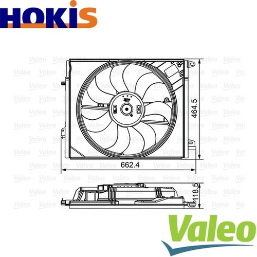 FAN RADIATOR 696881 FOR RENAULT MEGANE/IV/Hatchback/Grandtour TALISMAN 1.5L 4cyl