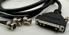 Vintage Sun Compatible Monitor Cable to RGB BNC Connectors