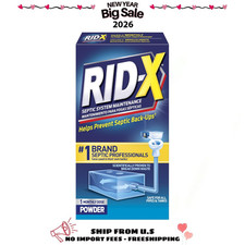 Septic Treatment Month Supply Powder, 9.8 Oz, US Stock