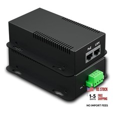 Gigabit PoE Splitter, 24V/2.96A, IEEE802.3 af/at/bt Compliant, 24.0 Volts DC 