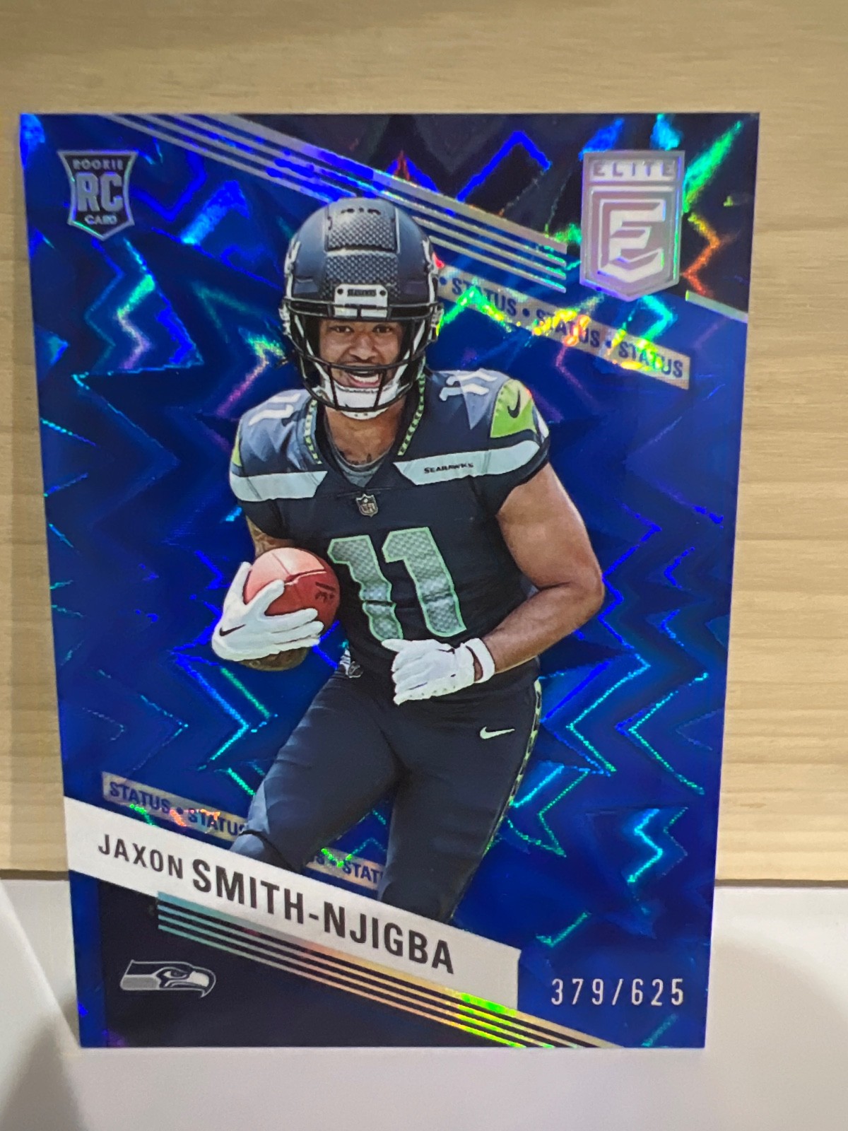 2023 Donruss Elite #151 Jaxon Smith-Njigba Status Shimmer RC Rookie /625