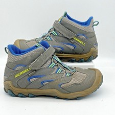 Merrell Hiking Boot Boy 6 M Gray Blue Chameleon 7 Access Waterproof Mid MK259197