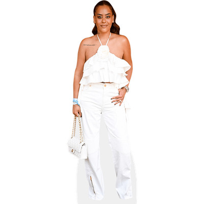 Amel Bent (White Outfit) Life Size Cutout