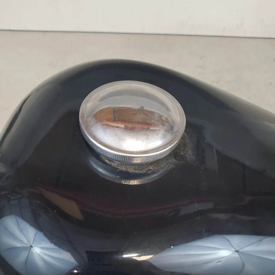 Harley-Davidson XL Sportster 883 1989 tanque de combustible negro cacahuete 61023-83DH Foto 3 de 4