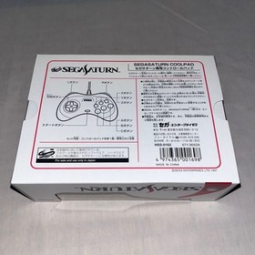 SEGA Saturn Cool Pad Controller Clear Black Used Ships from Japan