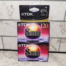 TDK 120 8mm MP Premium Camcorder Video Tape Cassette P6-120MP - New