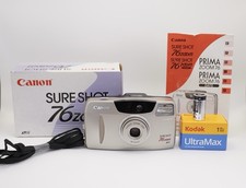 Canon Sure Shot 76 Zoom SAF Date Prima  35mm Film Camera Y2K Vintage Tested 