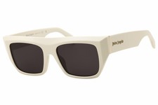 New Palm Angels PERI052 NILAND 0107 White/Dark Grey 54-17-145 Sunglasses
