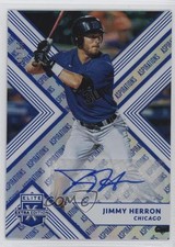 2018 Panini Elite Extra Edition Aspirations Blue /50 Jimmy Herron #109 Auto 14lz