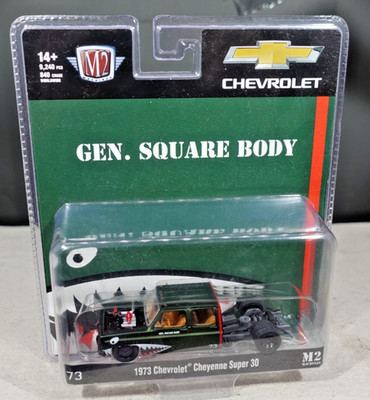 M2 Machines Gen Square Body 1973 Chevrolet Cheyenne Super 30 1/64