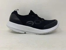 Men's OOFOS OOmg Sport LS, White/Black, 9.5 D Medium US