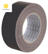 Waterproof Cloth Gaffer Tape 50Mm X 50M - Black 0.21 per metre