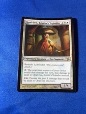 1x FOIL OPAL-EYE, KONDA’S YOJIMBO x1 LP- BoK Betrayers MtG Magic fast shipping